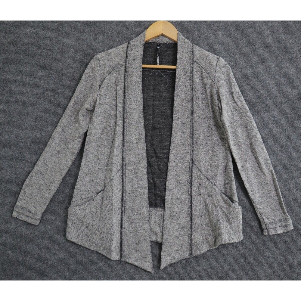 Kuhl‎ Cardigan Women XS Gray Scandanavian Wool Blend Nova Wrap Camp Hiking Fish